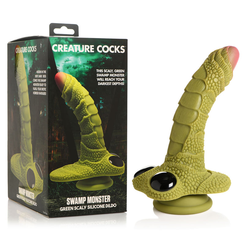 XR Brands Creature Cocks Swamp Monster Fantasy Dildo 23.9cm Green