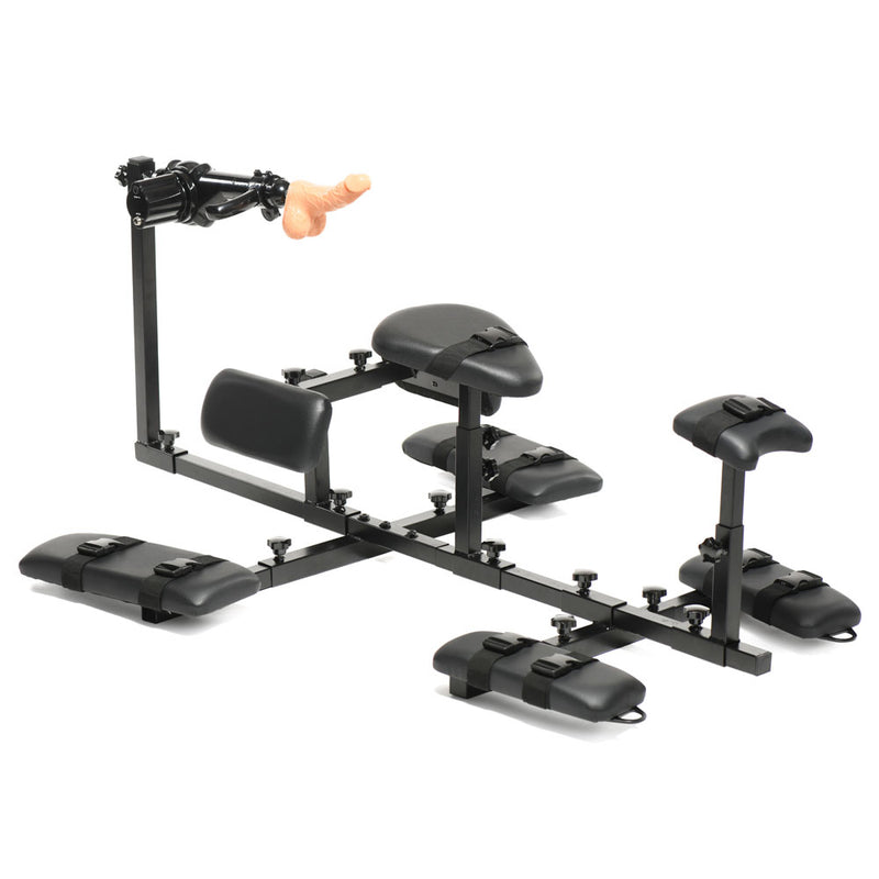 XR Brands Master Series Subversion Deluxe Stockade With Mains Powered Sex Machine