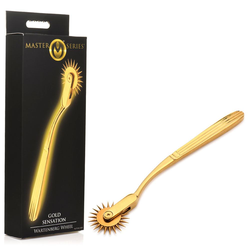 Master Series Gold Sensation Wartenberg Wheel XR Brands Main image