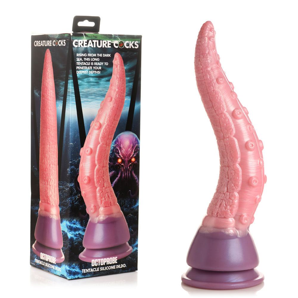 XR Brands Creature Cocks Octoprobe Tentacle Fantasy Dildo 31cm Pink / Purple XR Brands