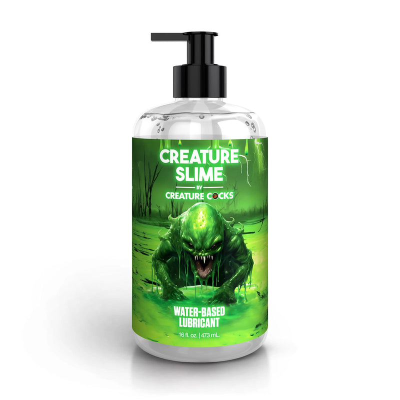 XR Brands Creature Cocks Water Based Lubricant 473ml Pump Bottle