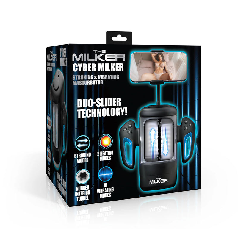 XR Brands LoveBotz The Milker Cyber USB Rechargeable Male Masturbator