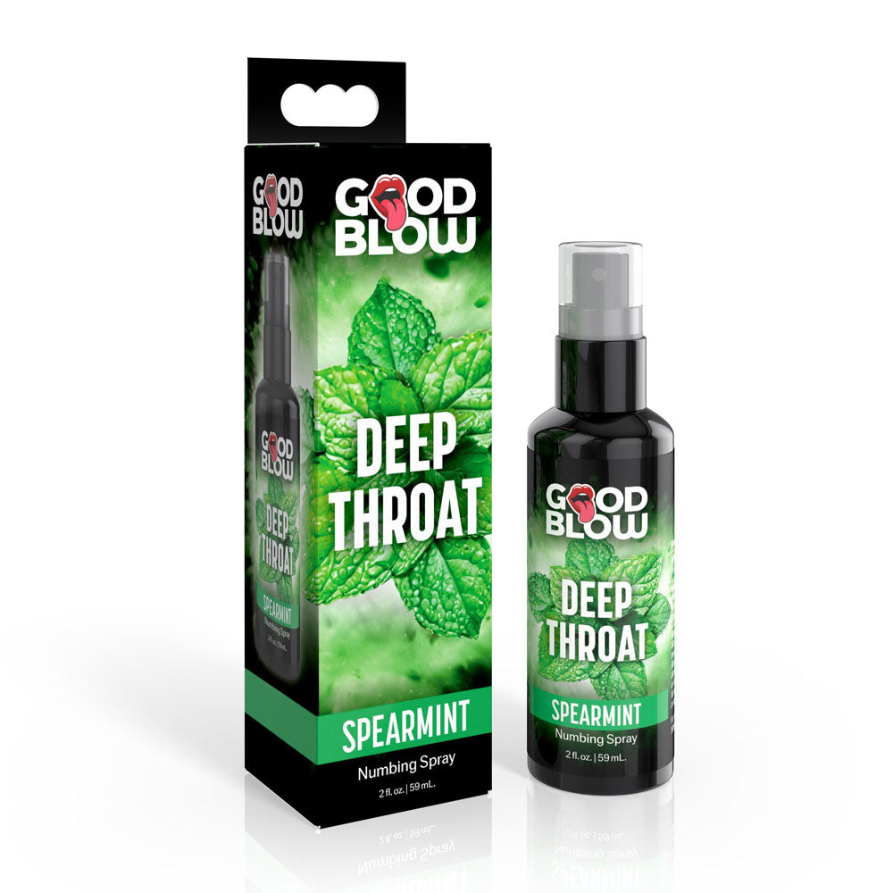 XR Brands Good Blow Deep Throat Spray Spearmint Flavoured Numbing Spray 59ml XR Brands