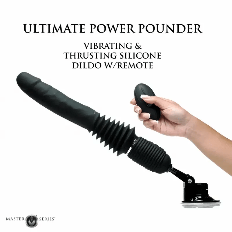 Master Series Ultimate Power Pounder USB Rechargeable Thrusting Vibrator 30cm XR Brands