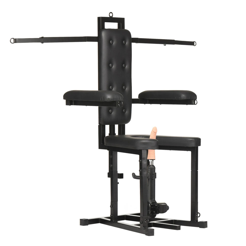 XR Brands Master Series Deluxe nforcer Chair With Mains Powered Sex Machine XR Brands Main image
