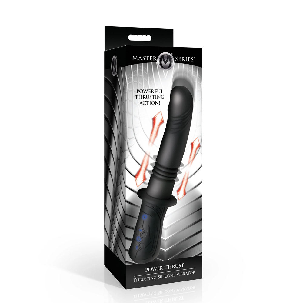 Master Series Power Thrust USB Rechargeable Thrusting Vibrator 26.4cm XR Brands Main image
