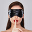 Allure Lingerie Adore Butter Soft Ruched Faux Leather Mask Black One Size ALLURE LINGERIE