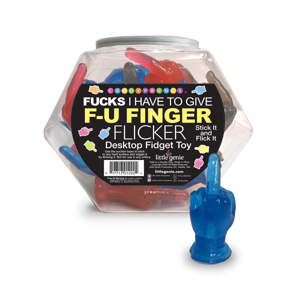 Genie 12 FY Finger Flickers 24 Pc Fish Bowl Genie
