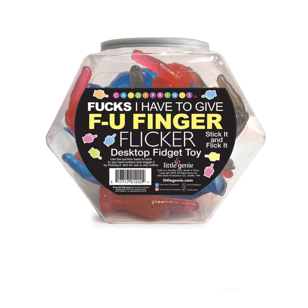 Genie 12 FY Finger Flickers 24 Pc Fish Bowl Genie