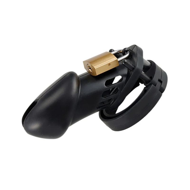 Brutus Denial Silicone Chastity 2 Cage Set Black Brutus Main image