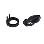 Brutus Denial Silicone Chastity 2 Cage Set Black Brutus