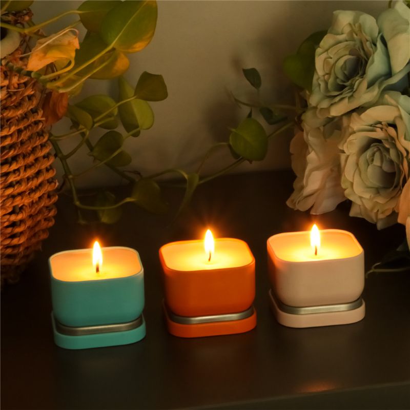 Lovetoy Hush Low Temperature Massage Oil Candles 3 Piece Lovetoy