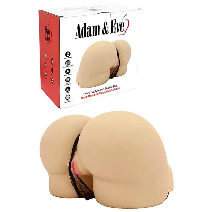 Adam & Eve EVE'S BOOTYLICIOUS BUBBLE BUTT Doggy Style Lifesize Masturbator Flesh