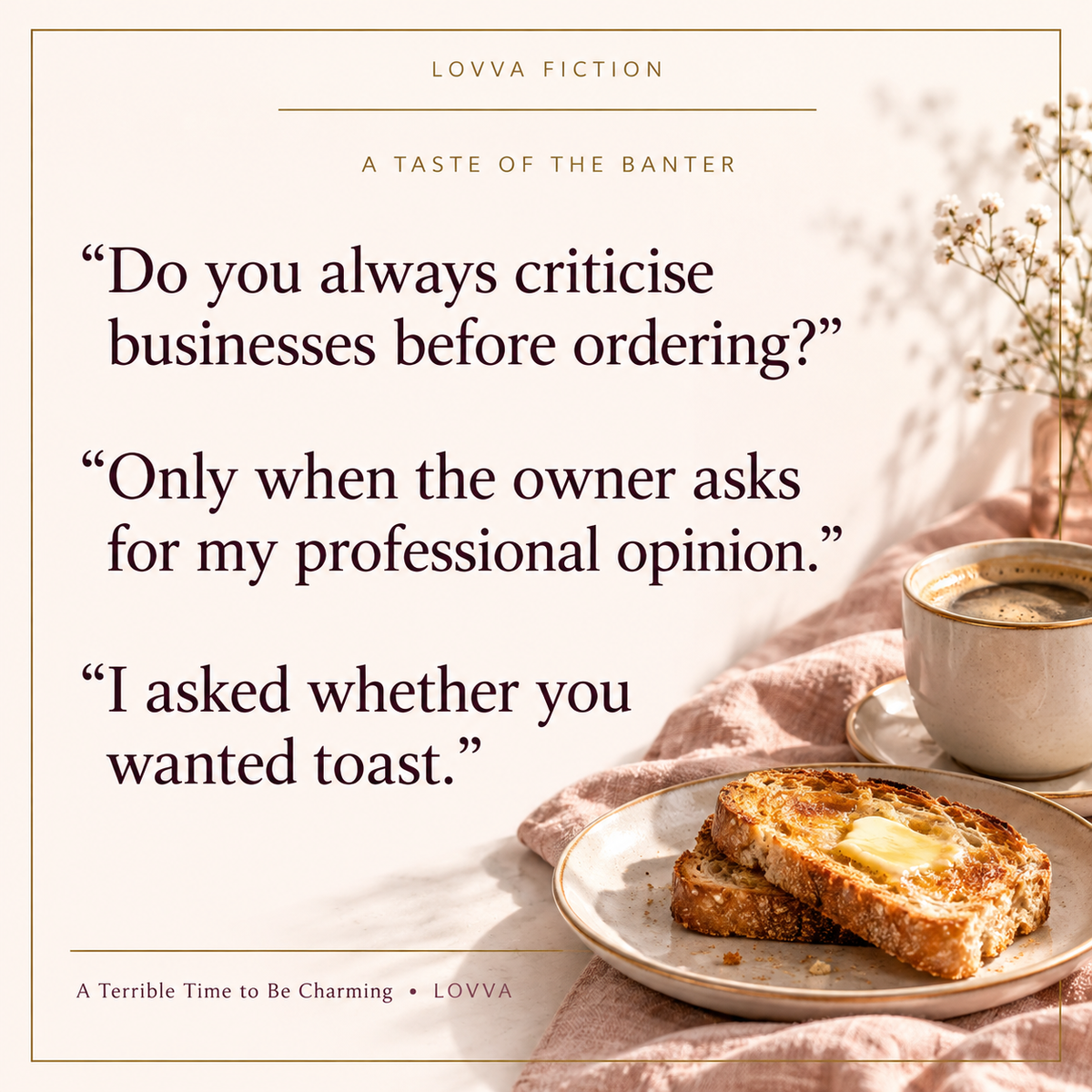 A Terrible Time to Be Charming: Contemporary Romance eBook LOVVA