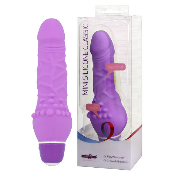 Seven Creations Mini Silicone Classic Vibrator 5.25 Inch