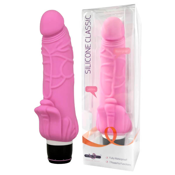 Seven Creations Silicone Classic Vibrator 7.5 Inch