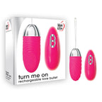 Adam & Eve Turn Me On Rechargeable Love Bullet Vibrator With Remote Pink Adam & Eve