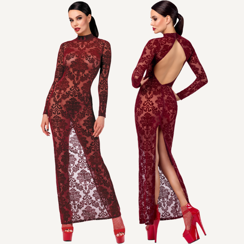 Noir Kink Royal Gown Red Noir