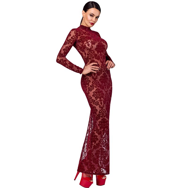 Noir Kink Royal Gown Red Noir