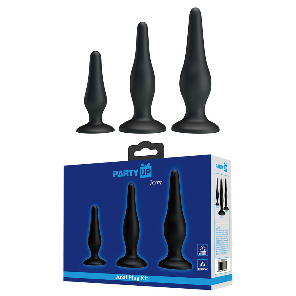 Party Up JERRY Butt Plugs Set Of 3 Sizes Party Up Main image