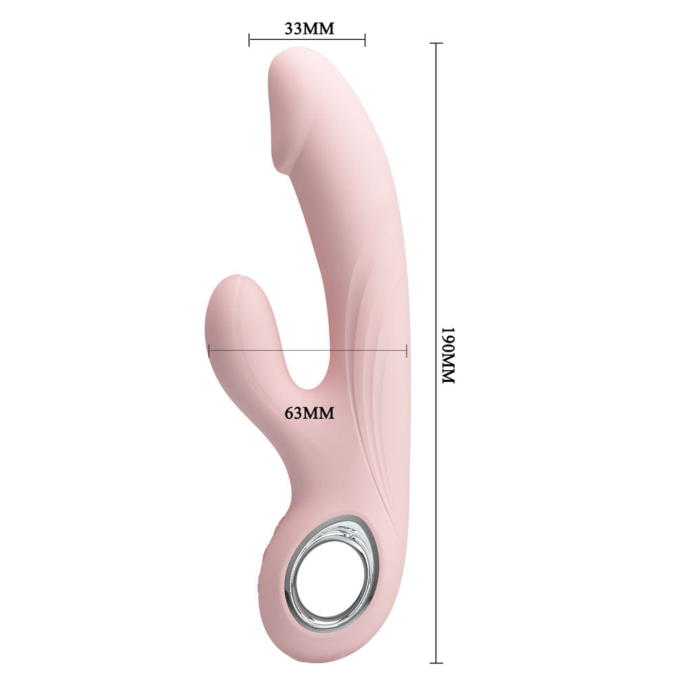 Party Up DAVE Rabbit Vibe USB Rechargeable Rabbit Vibrator 19cm Party Up