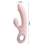 Party Up DAVE Rabbit Vibe USB Rechargeable Rabbit Vibrator 19cm Party Up