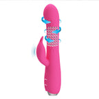 Party Up ERIC Rotating Beads Vibrator USB Rechargeable Rabbit Vibrator with Rotating Bead Shaft 20.5cm Party Up