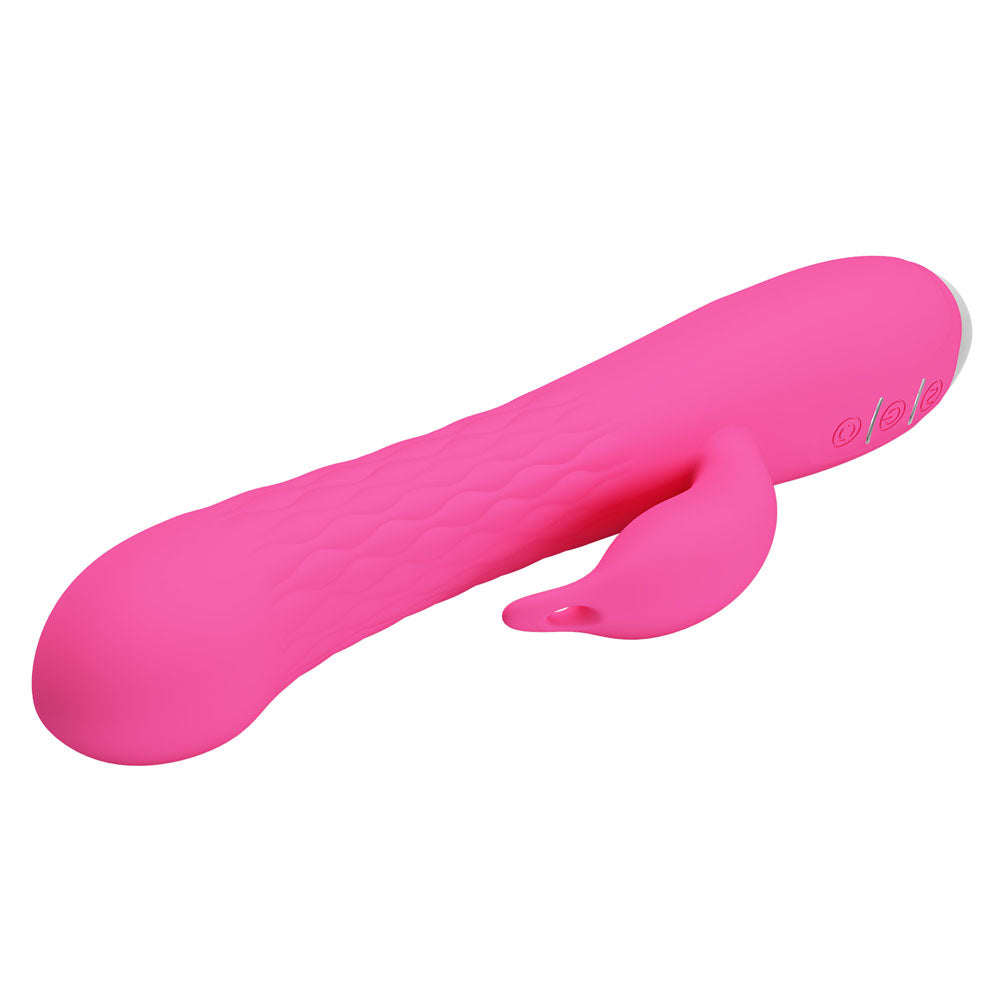 Party Up ERIC Rotating Beads Vibrator USB Rechargeable Rabbit Vibrator with Rotating Bead Shaft 20.5cm Party Up