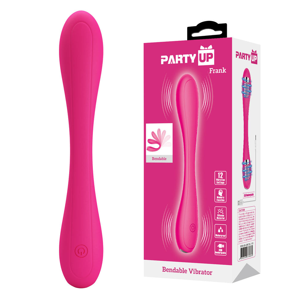 Party Up FRANK Bendable Vibe Bendable Vibrator 17.1cm Party Up Main image