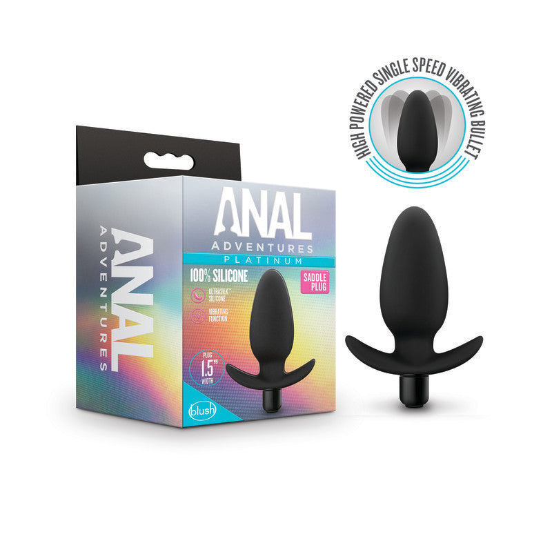 Blush Novelties Anal Adventures Platinum Saddle Vibrating Butt Plug Blush Novelties Main image