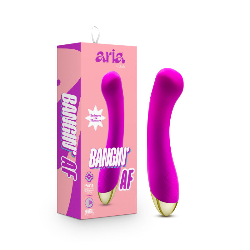 Blush Novelties Aria Bangin' AF USB Rechargeable Vibrator 18.4cm