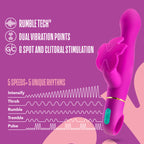 Blush Novelties Aria Naughty AF Butterfly Vibrator18.4cm Blush Novelties