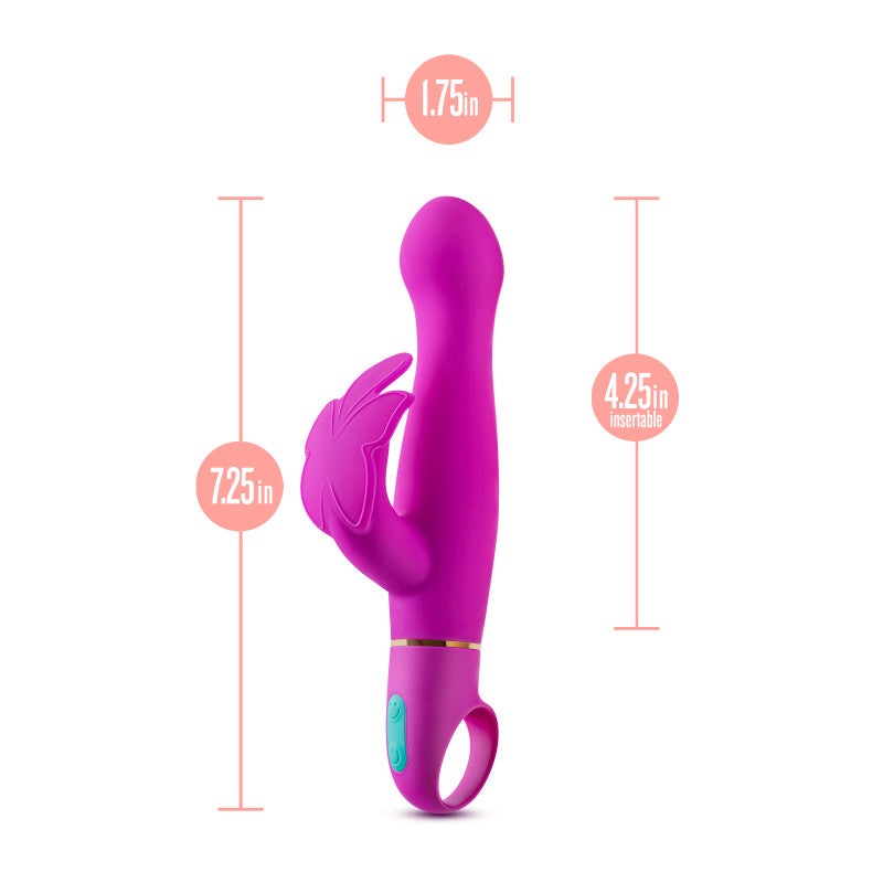 Blush Novelties Aria Naughty AF Butterfly Vibrator18.4cm Blush Novelties