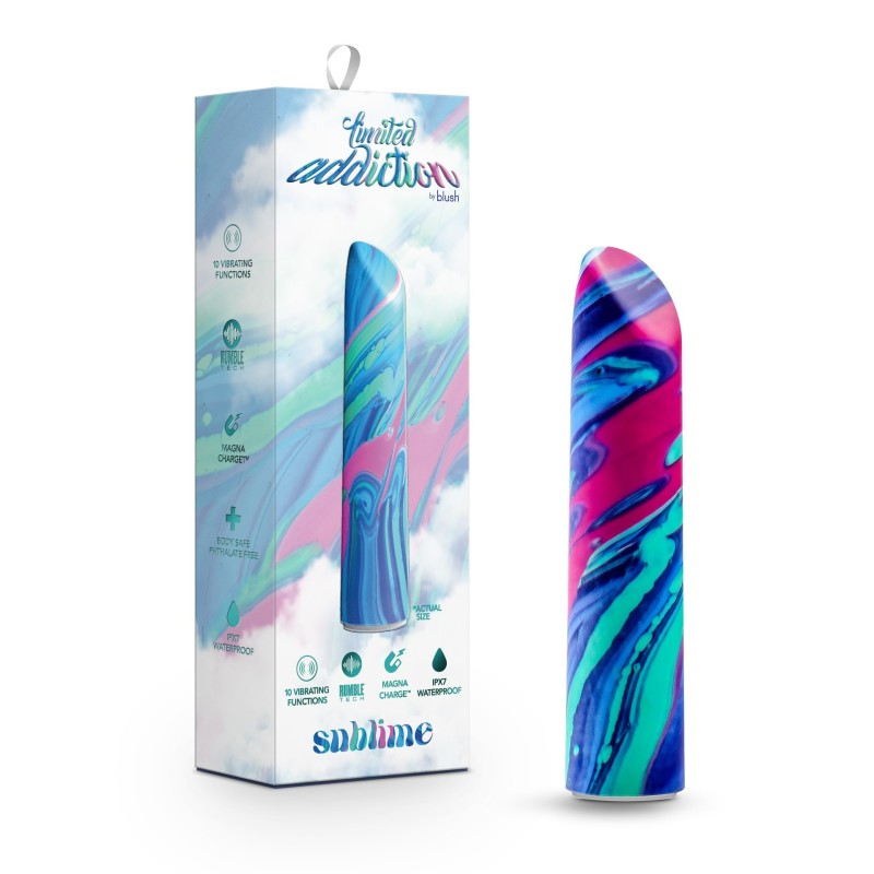 Blush Novelties Limited Addiction Sublime Power Vibe USB Rechargeable Bullet Vibrator Alexandrite Blush Novelties Main image