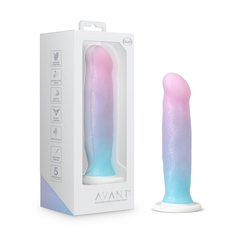 Blush Novelties Avant D17 Lucky Dong 20.3cm Rainbow Blush Novelties Main image