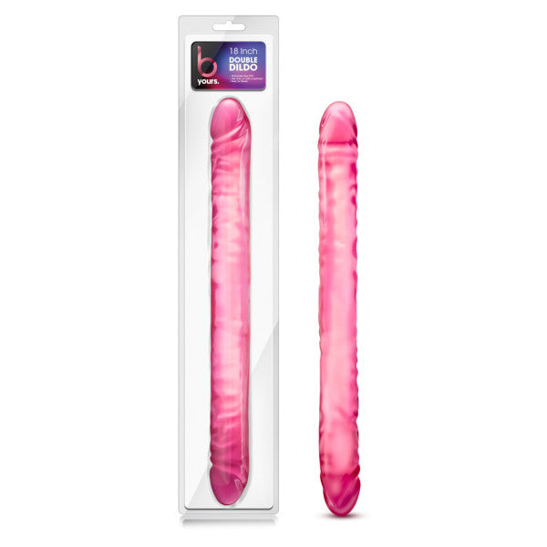 Blush Novelties B Yours Double Dong 18 Inch Pink Blush Novelties
