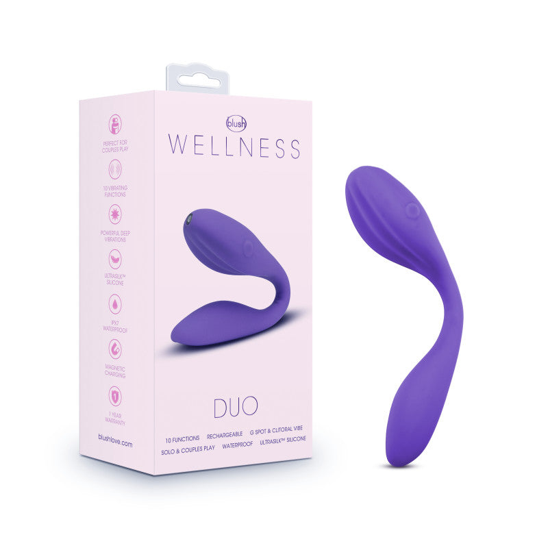 Blush Novelties Wellness Duo USB Rechargeable Couples Vibrator Blush Novelties Main image