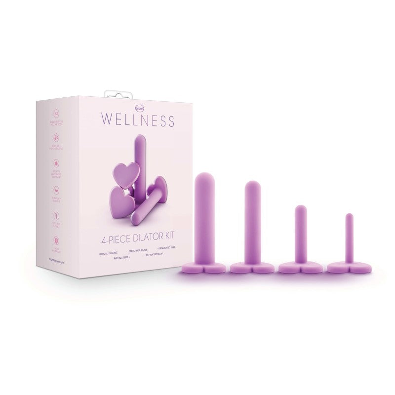 Blush Novelties Wellness Vaginal Dilators Set of 4 Sizes Purple Blush Novelties Main image