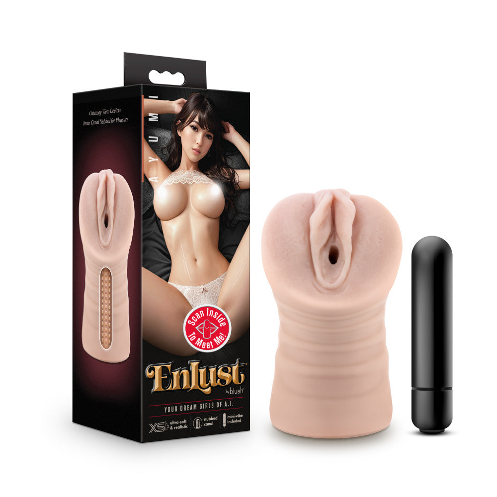 Blush Novelties EnLust Ayumi Vibrating Vagina Stroker Blush Novelties