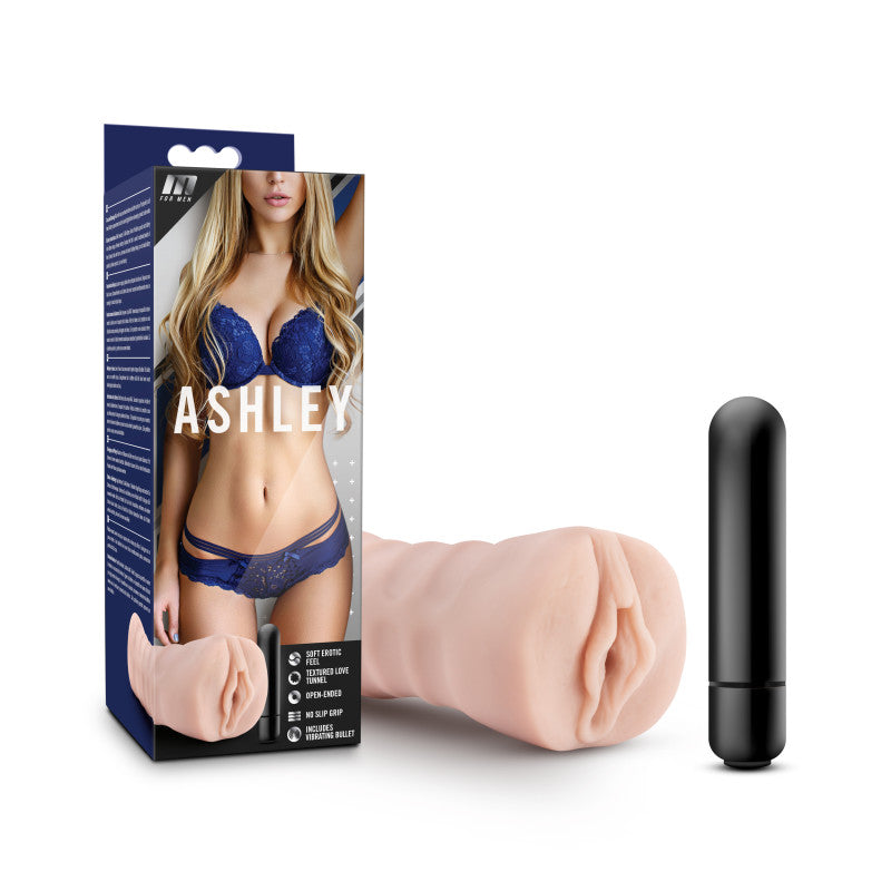 Blush Novelties M For Men Ashley Vibrating Vagina Stroker Blush Novelties