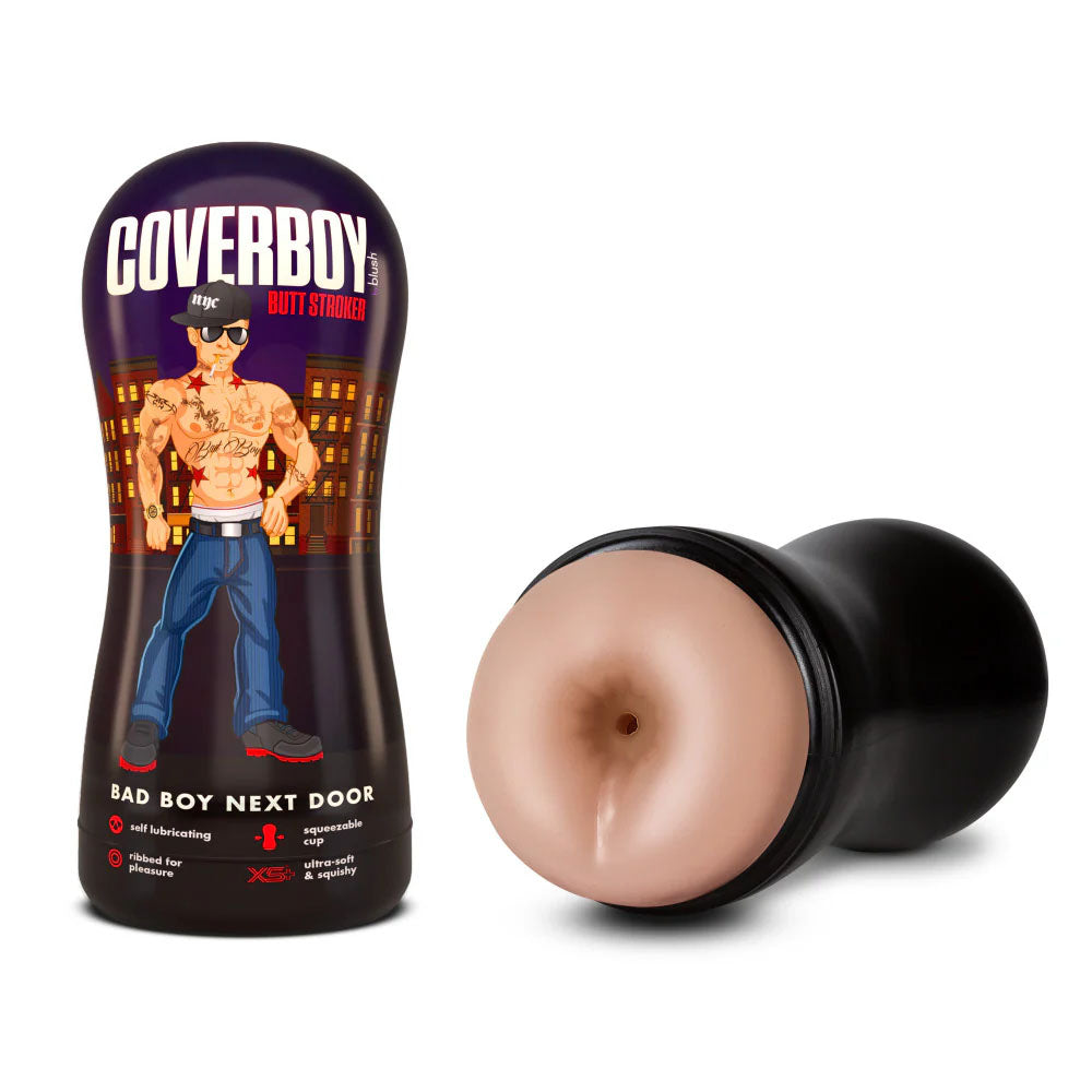 Blush Novelties Coverboy Bad Boy Next Door Male Ass Stroker Blush Novelties Main image