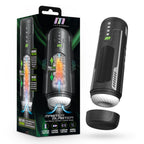 Blush Novelties M For Men Master Blaster USB Rechargeable Vibrating & Sucking Auto Stroker Blush Novelties