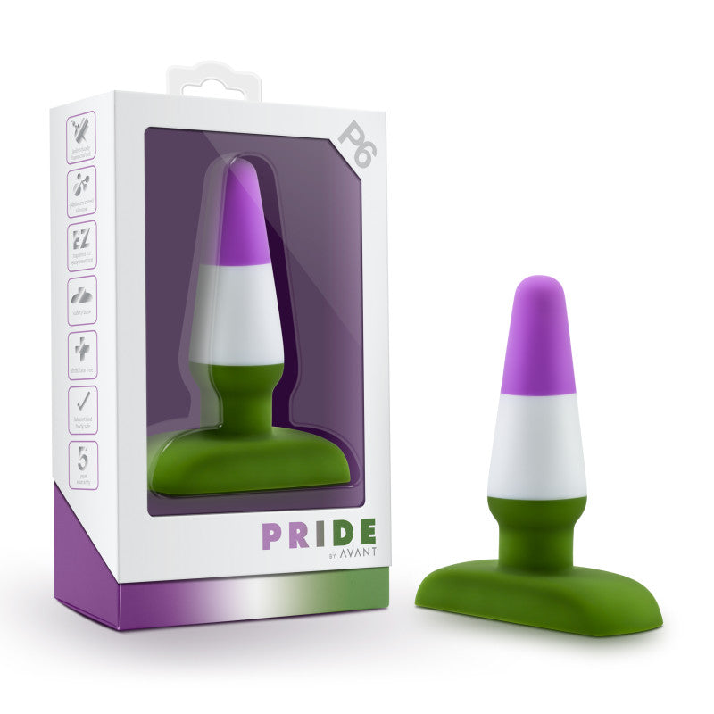 Blush Novelties Avant Pride P6 Beyond Coloured Butt Plug Blush Novelties Main image