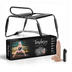 Temptasia Surrender Sex Chair Sex Stool With Vibrating Dildo Black Blush Novelties