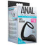 Blush Anal Adventures Platinum Silicone Cock Ring With Anal Plug Black BLUSH
