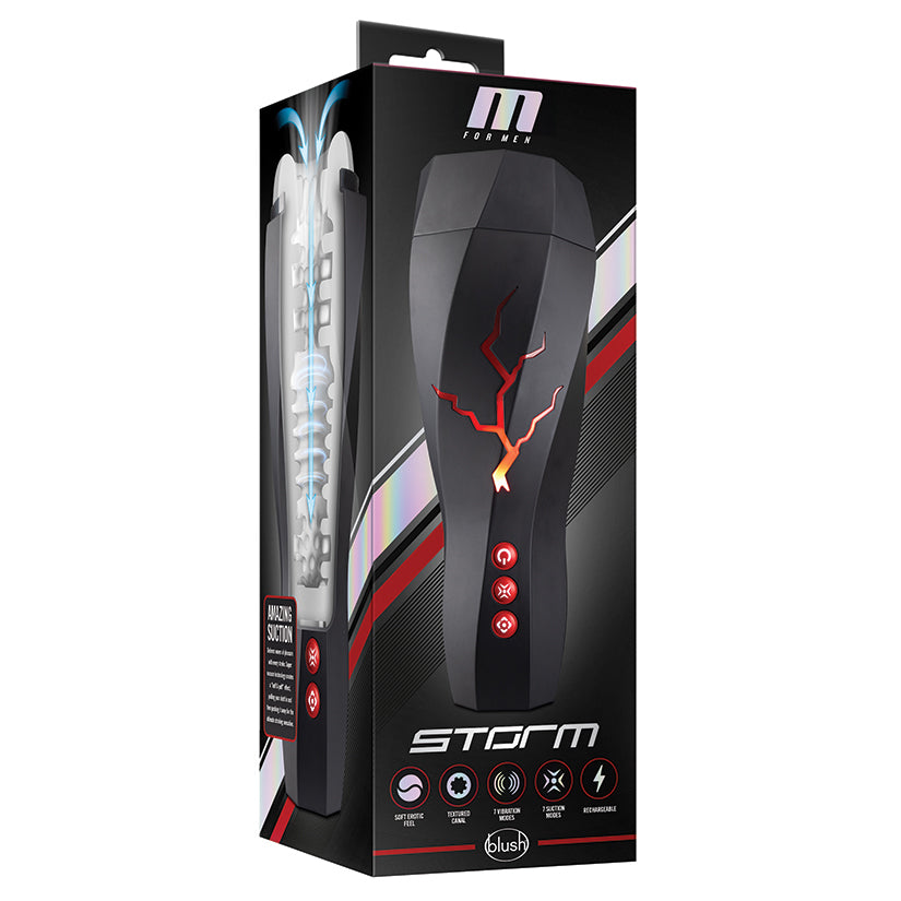 Blush M for Men Storm 7 Function Rechargeable Warming & Thrusting Male Masturbator Stroker Secondary image