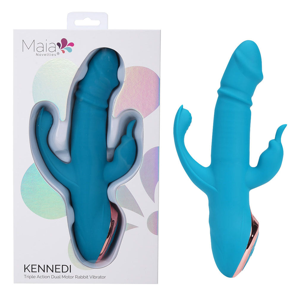 Maia KENNEDI USB Rechargeable Triple Stimulating Vibrator Maia Toys