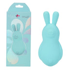 Maia BRI USB Rechargeable Vibrating Bunny Bullet Vibrator  9cm Teal Maia Toys