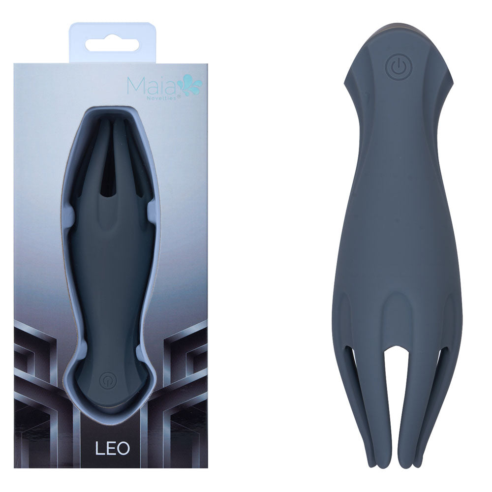 Maia LEO USB Rechargeable Penis Head Tickler Grey Maia Toys