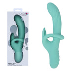 Maia TENLEY USB Rechargeable Gyrating Rabbit Vibrator Mint Green 24.1 cm Maia Toys